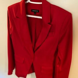 Beautiful Red Statement Blazer BNWT